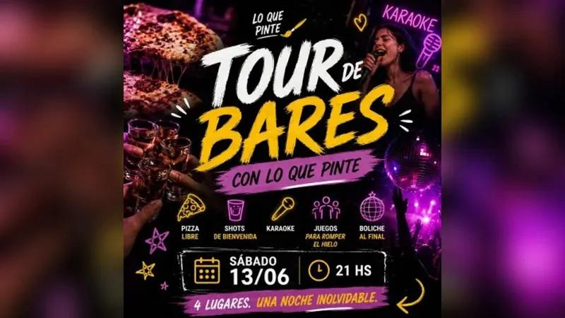 Tour de bares con desconocidos y no tanto con Lo que Pinte